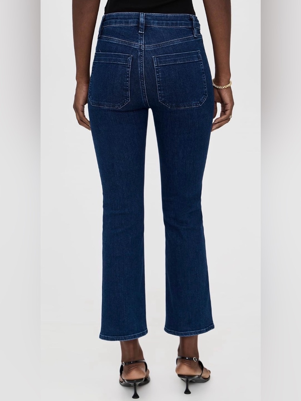 FRAME • Reboot High Rise Crop Modernist pocket Jeans in Jest size 26 - Picture 4 of 10